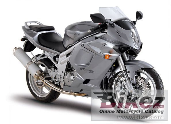 Big Hyosung gt650r sporttouring - comet 650 r picture and wallpaper from Bikez.com